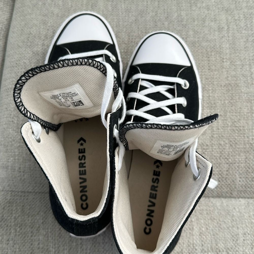 Converse Chuck Taylor All Star Lift High Top Platform Shoes Black